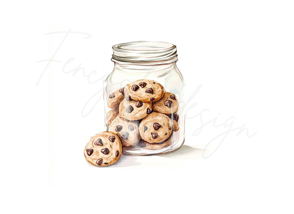 Cookies in Glass Jar Clipart Bundle