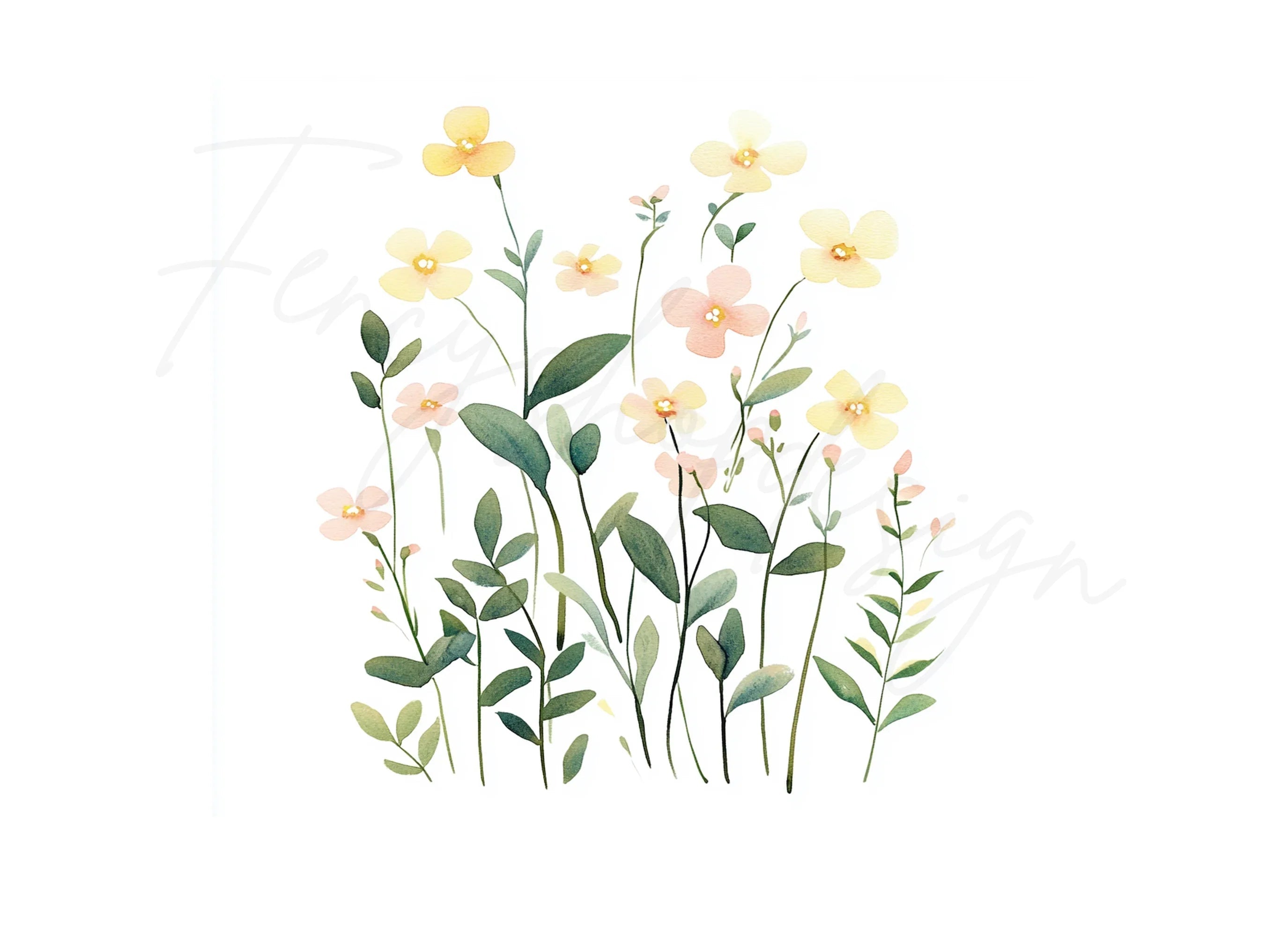Wildflower Clipart Bundle