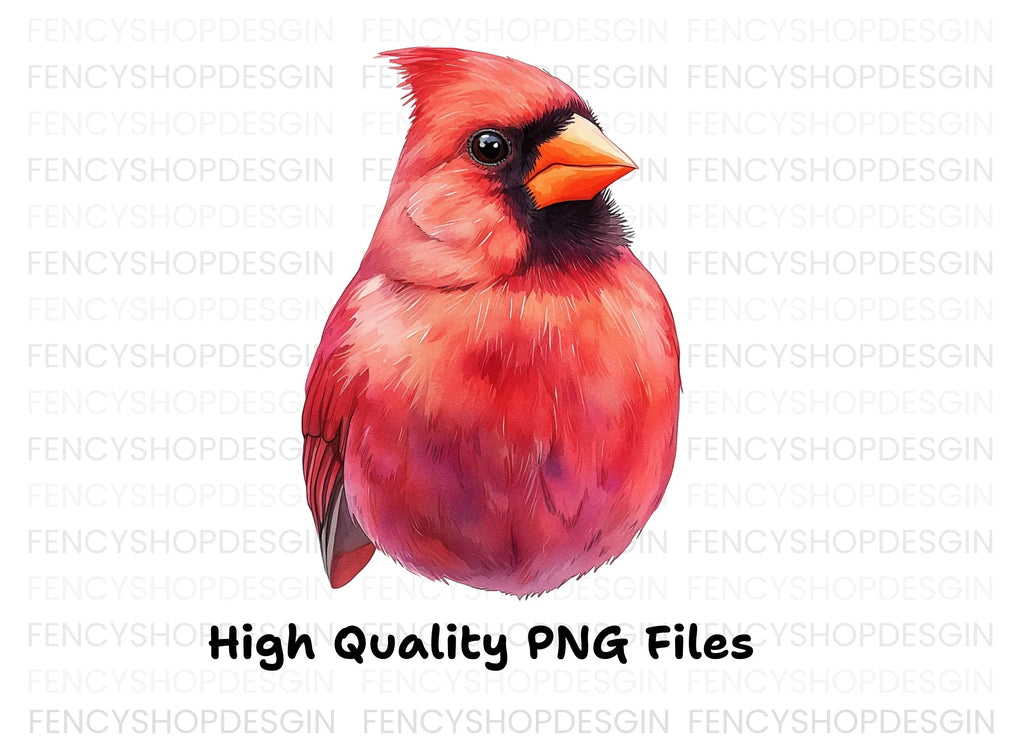 Vibrant Cardinal Clipart Bundle