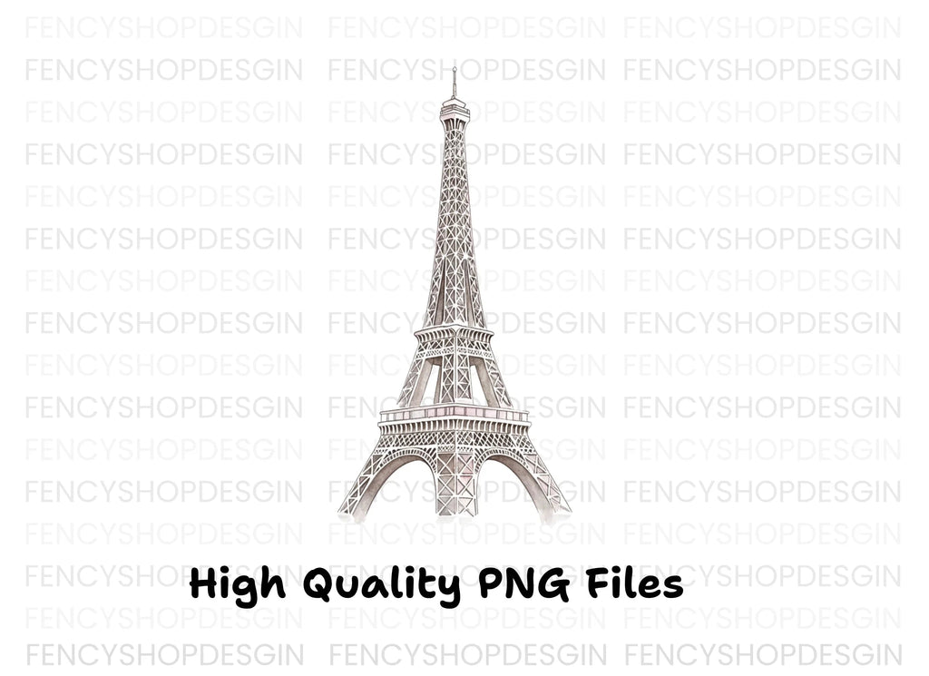 Eiffel Tower Clipart Bundle