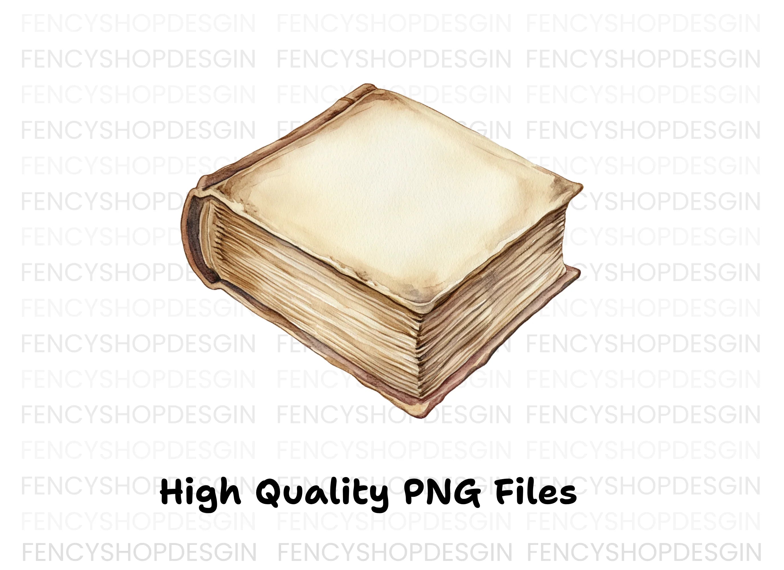 Vintage Old Books Clipart Bundle