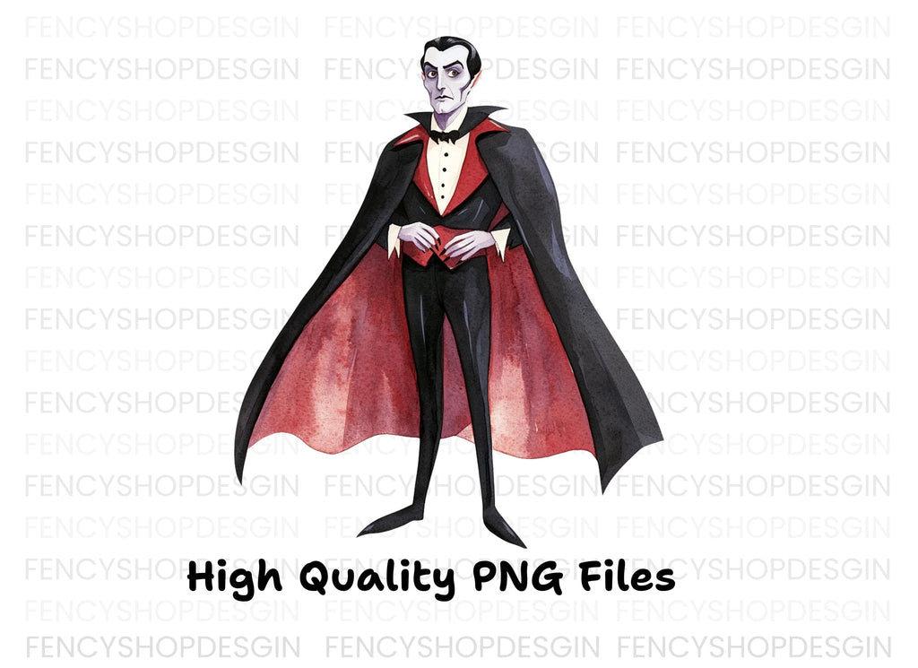 Classic Vampire Clipart Bundle