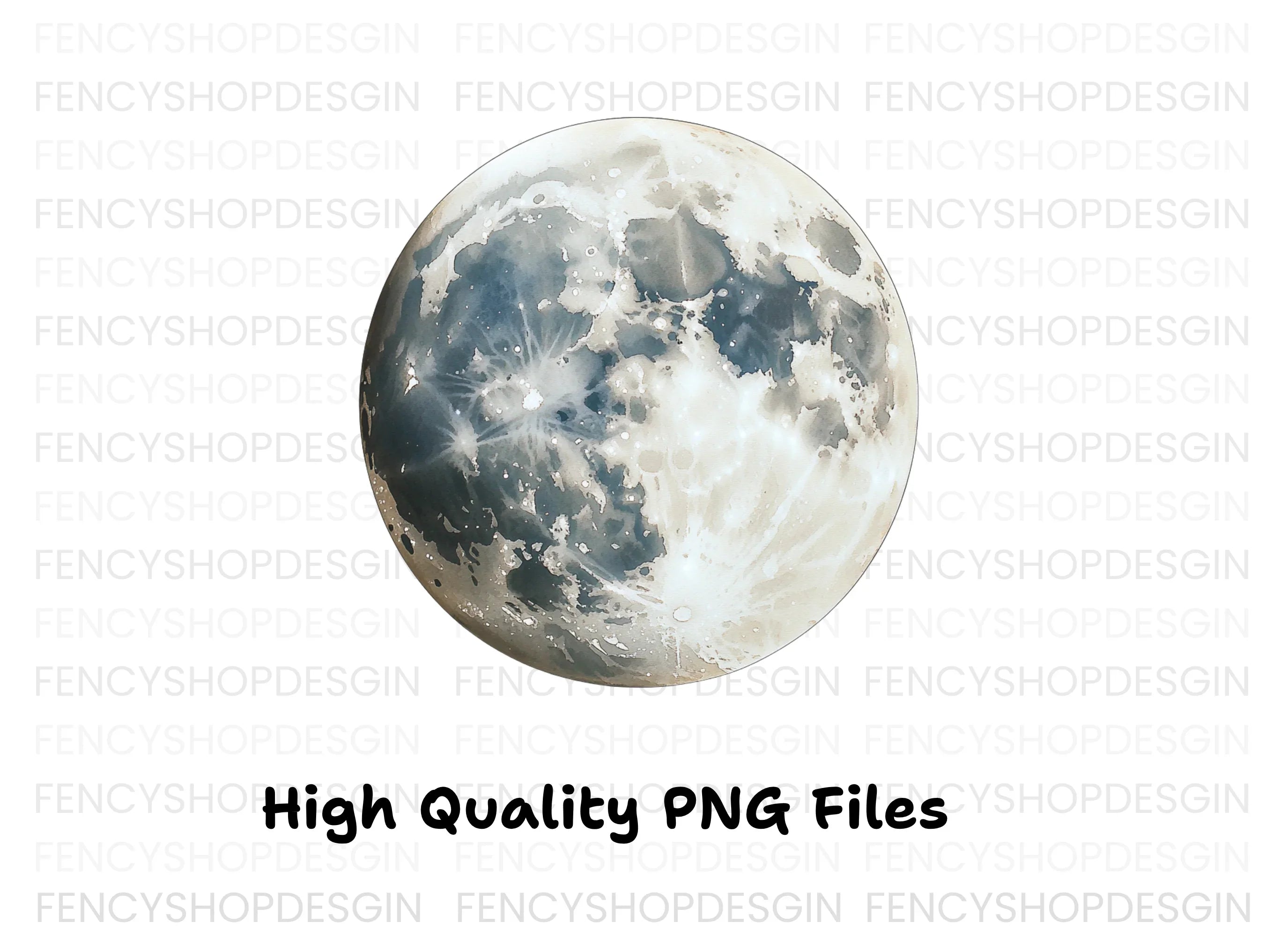 Moon Phases Clipart Bundle