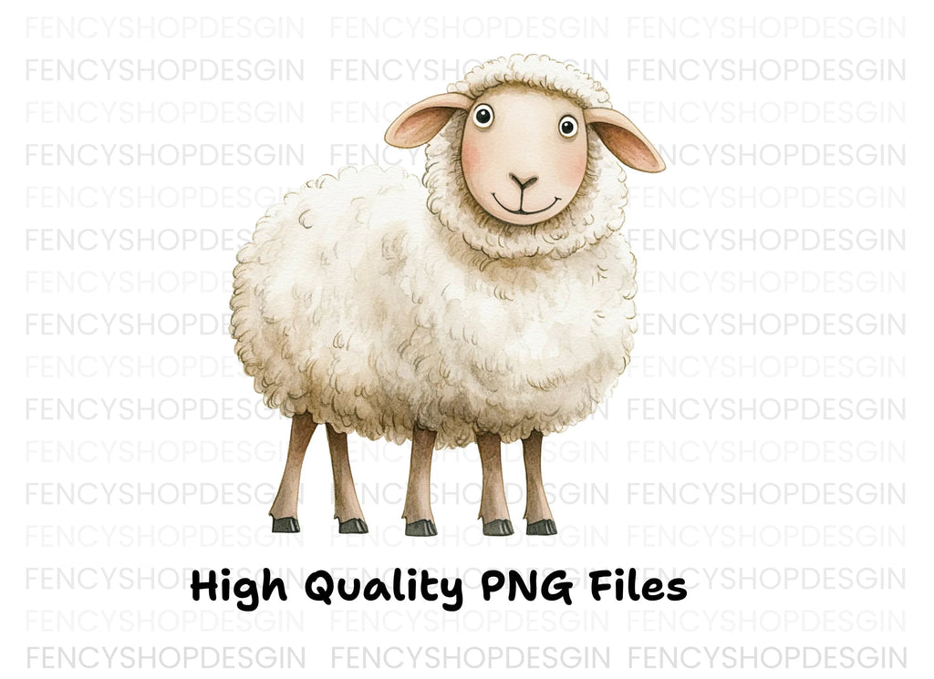 Cute Sheep Clipart Bundle