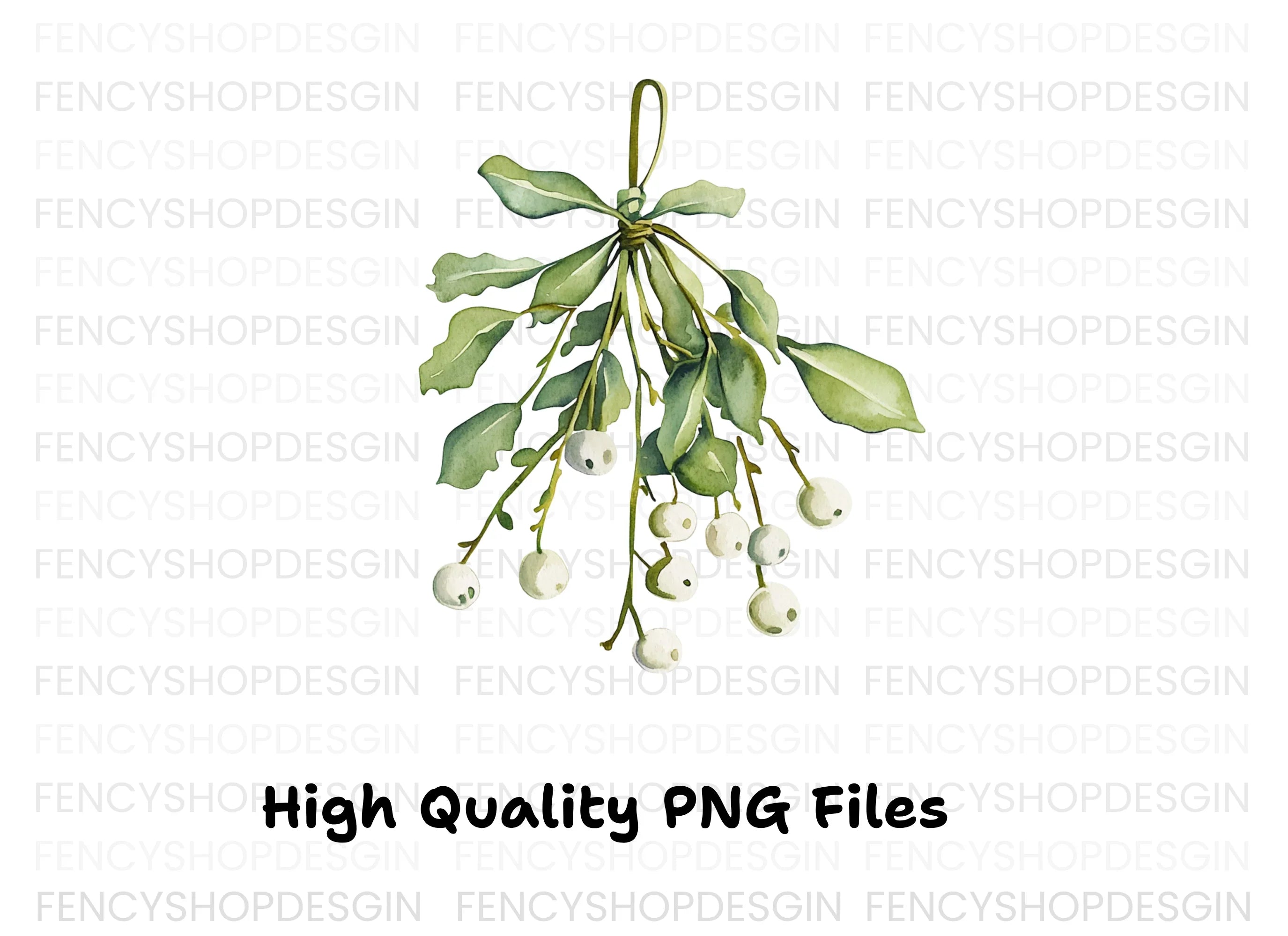 Mistletoe Clipart Bundle