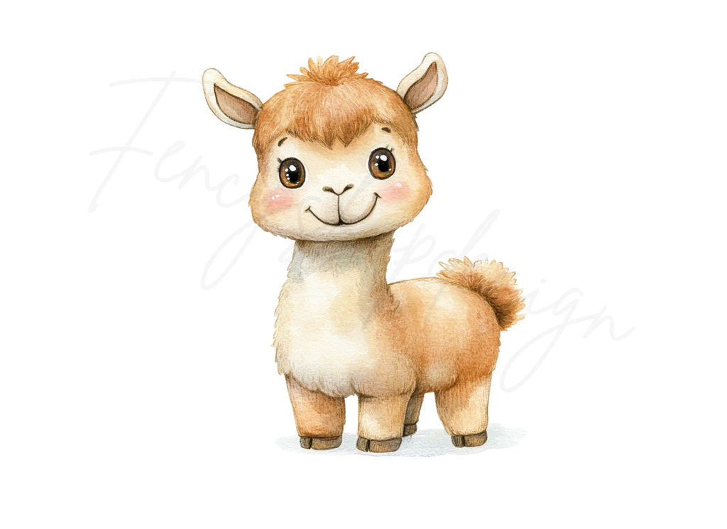 Cute Llama Clipart Bundle