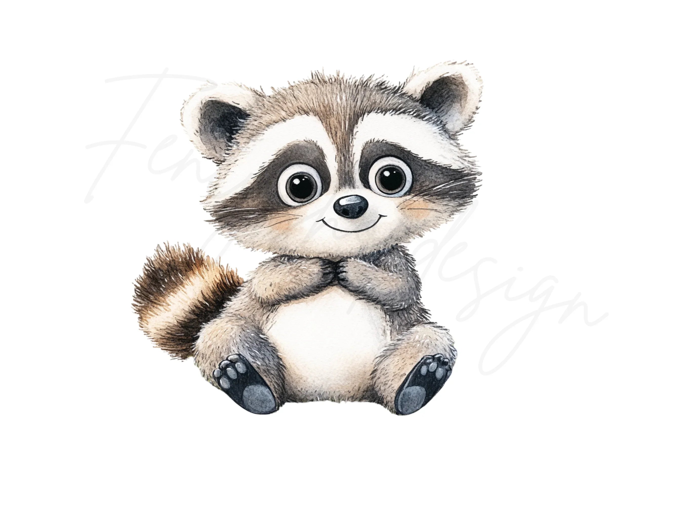 Adorable Raccoon Duo Clipart Bundle