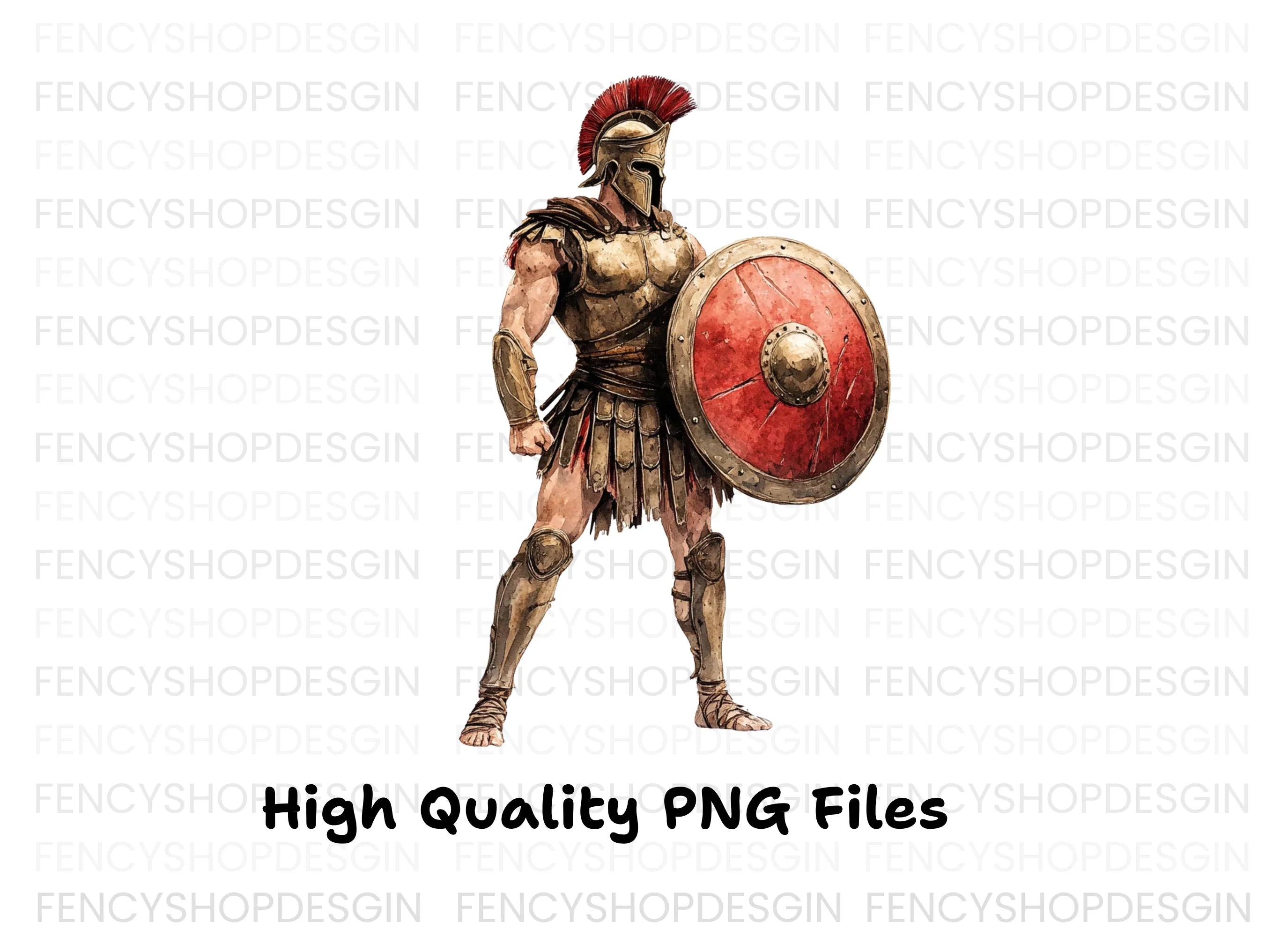 Ancient Roman Warrior Clipart Bundle