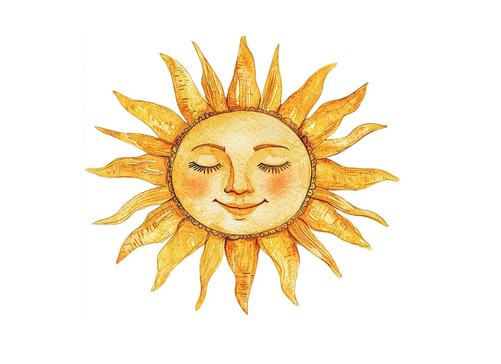 Sun Faces Clipart Bundle