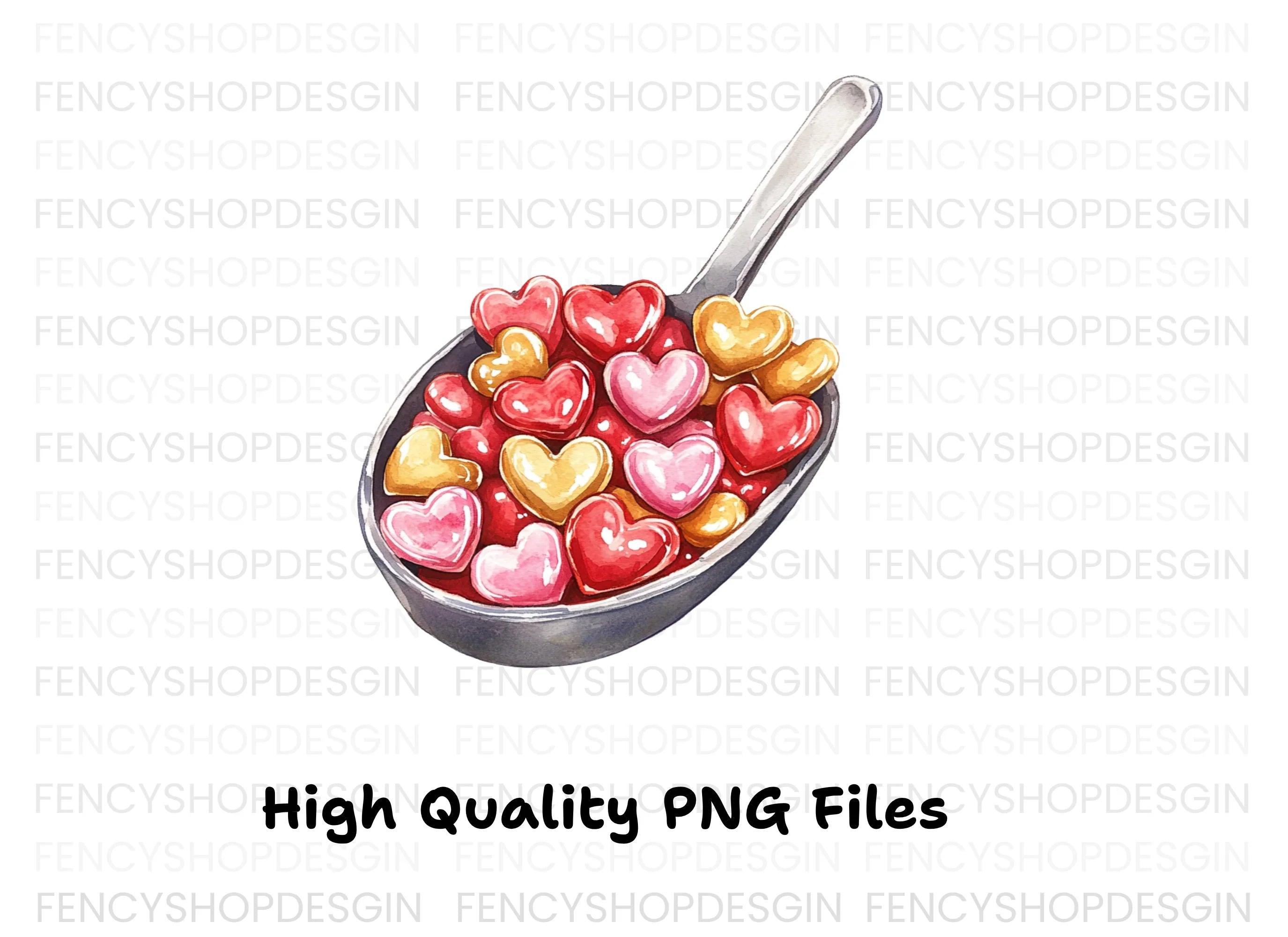 Heart Candies Clipart Bundle