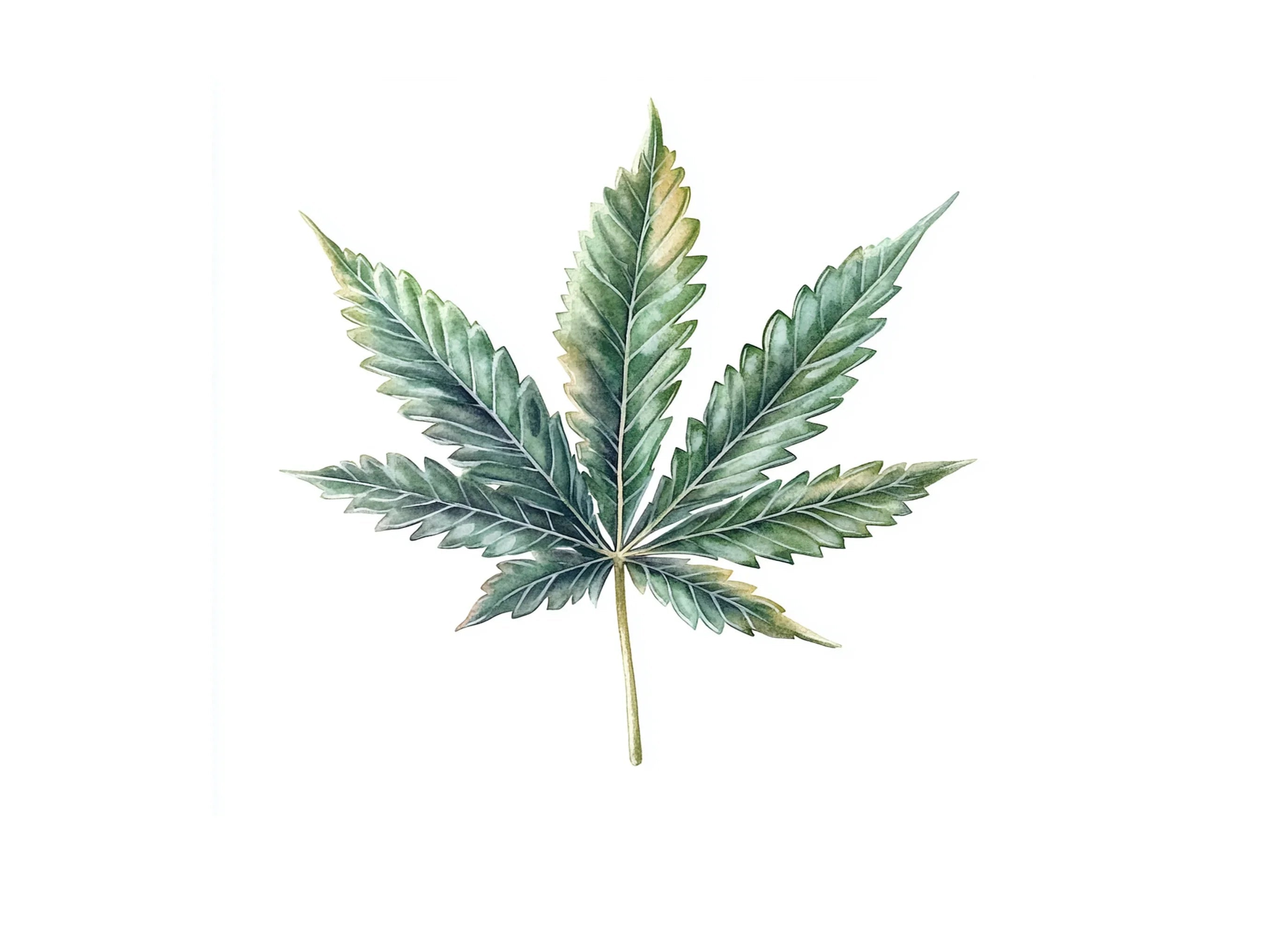 Cannabis Leaves Clipart Bundle