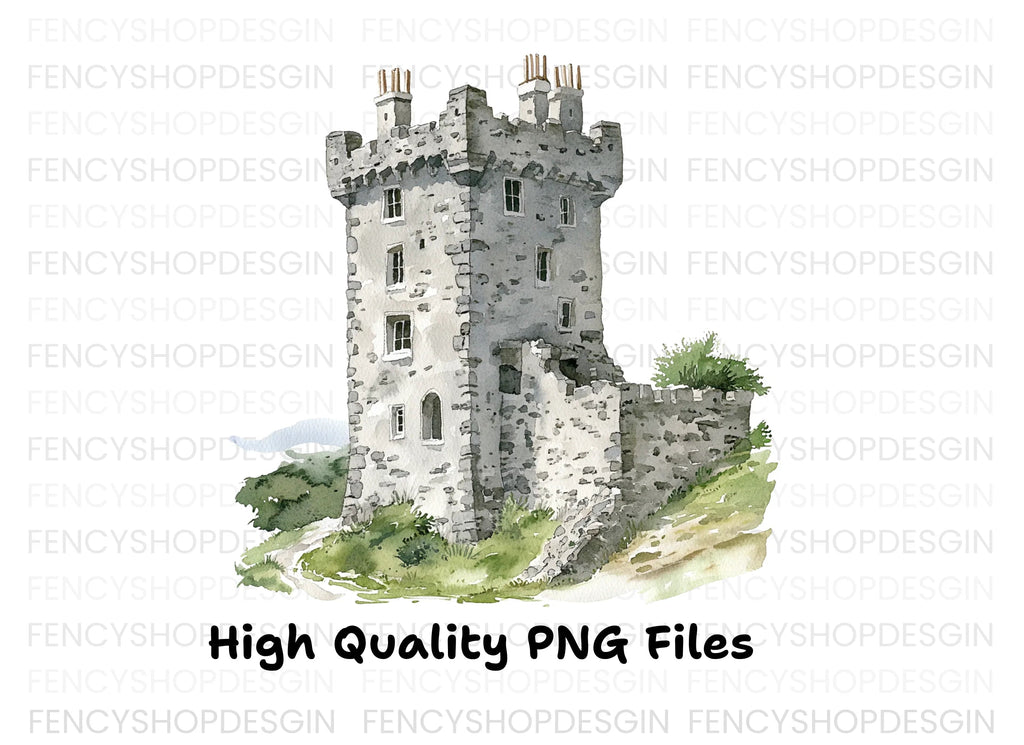Medieval Castles Clipart Bundle
