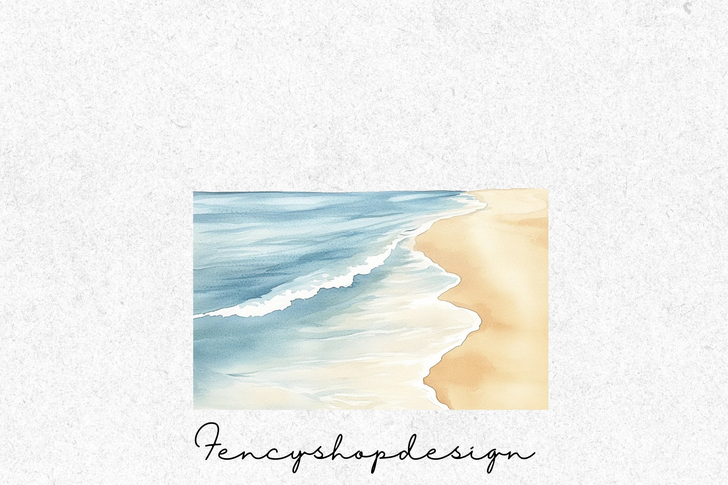 Serene Beach Clipart Bundle