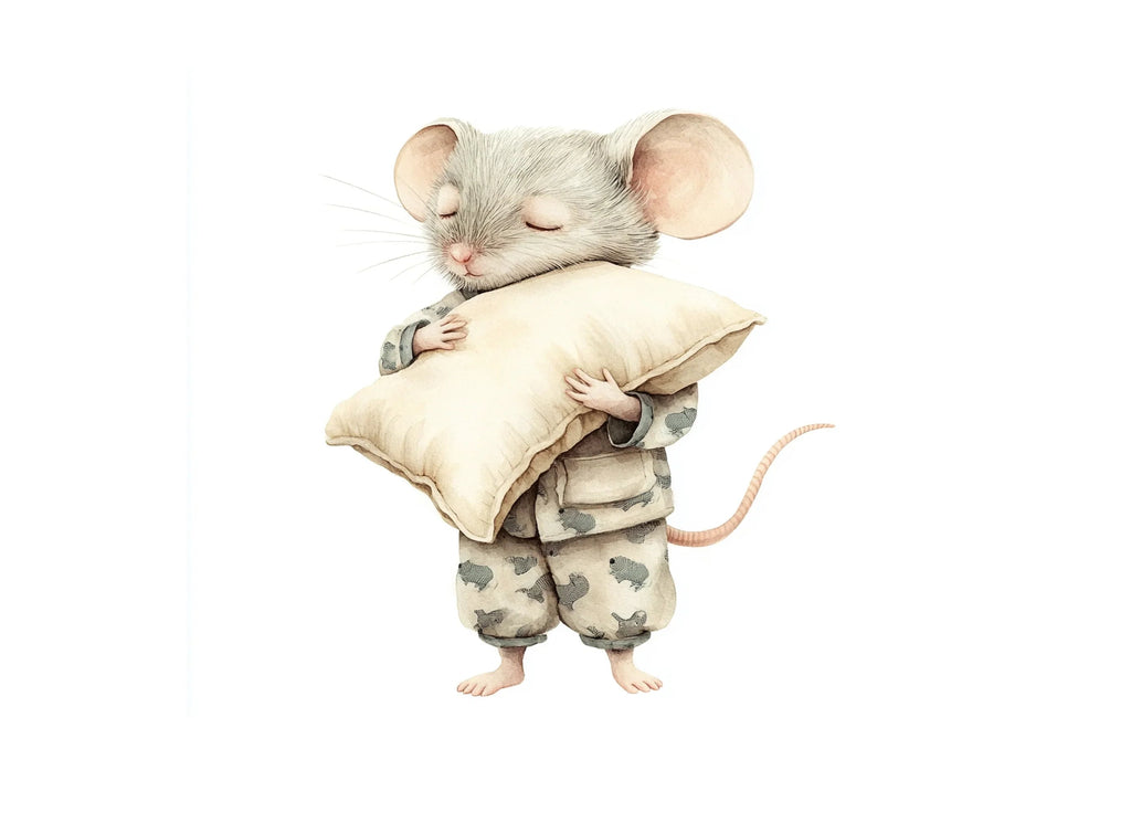 Sleeping Mice Clipart Bundle