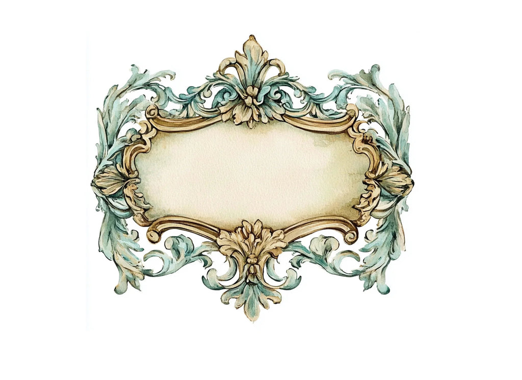 Elegant Vintage Frames Clipart Bundle