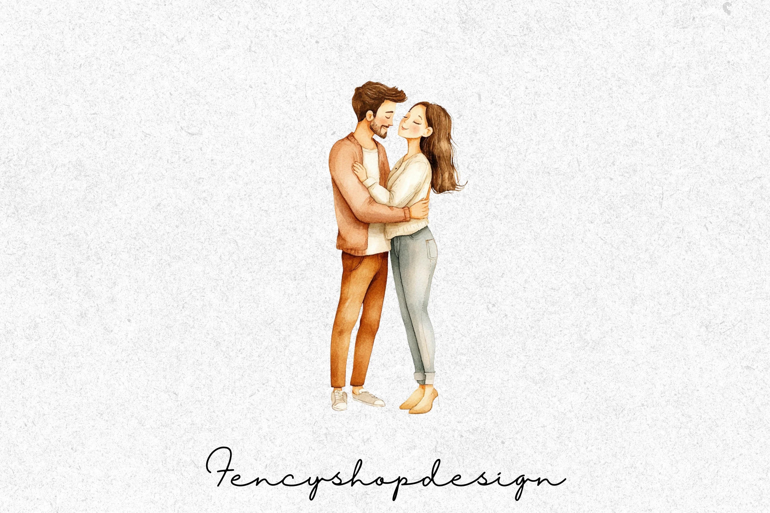 Cute Couple Clipart Bundle