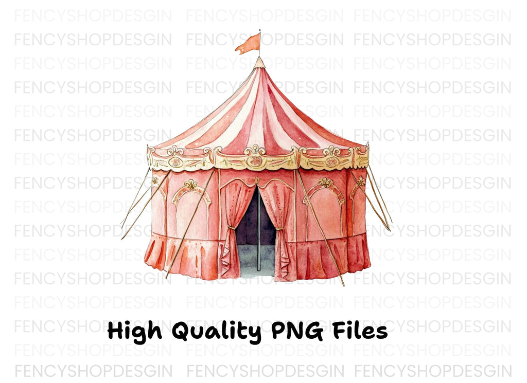 Circus Tent Clipart Bundle