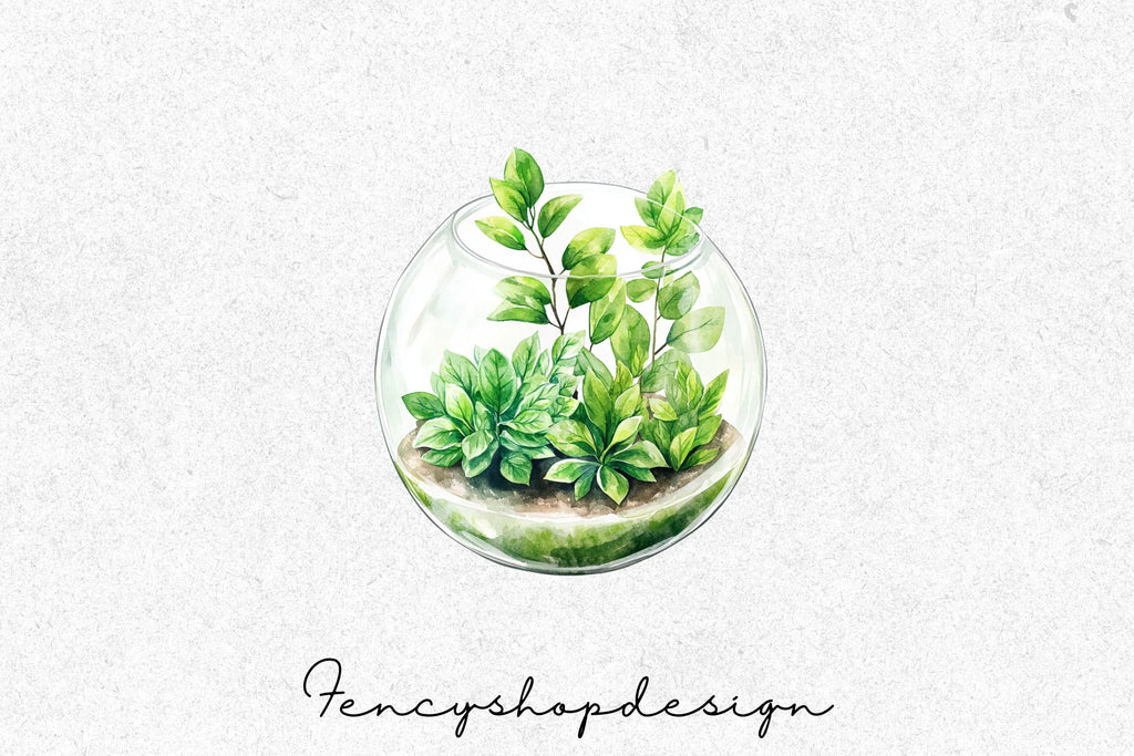 Terrarium Clipart Bundle