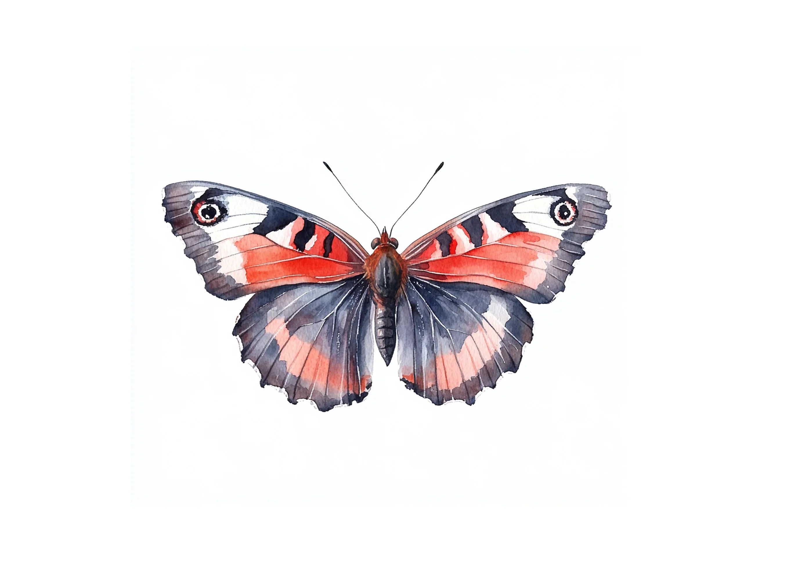 Peacock Butterfly Clipart Bundle