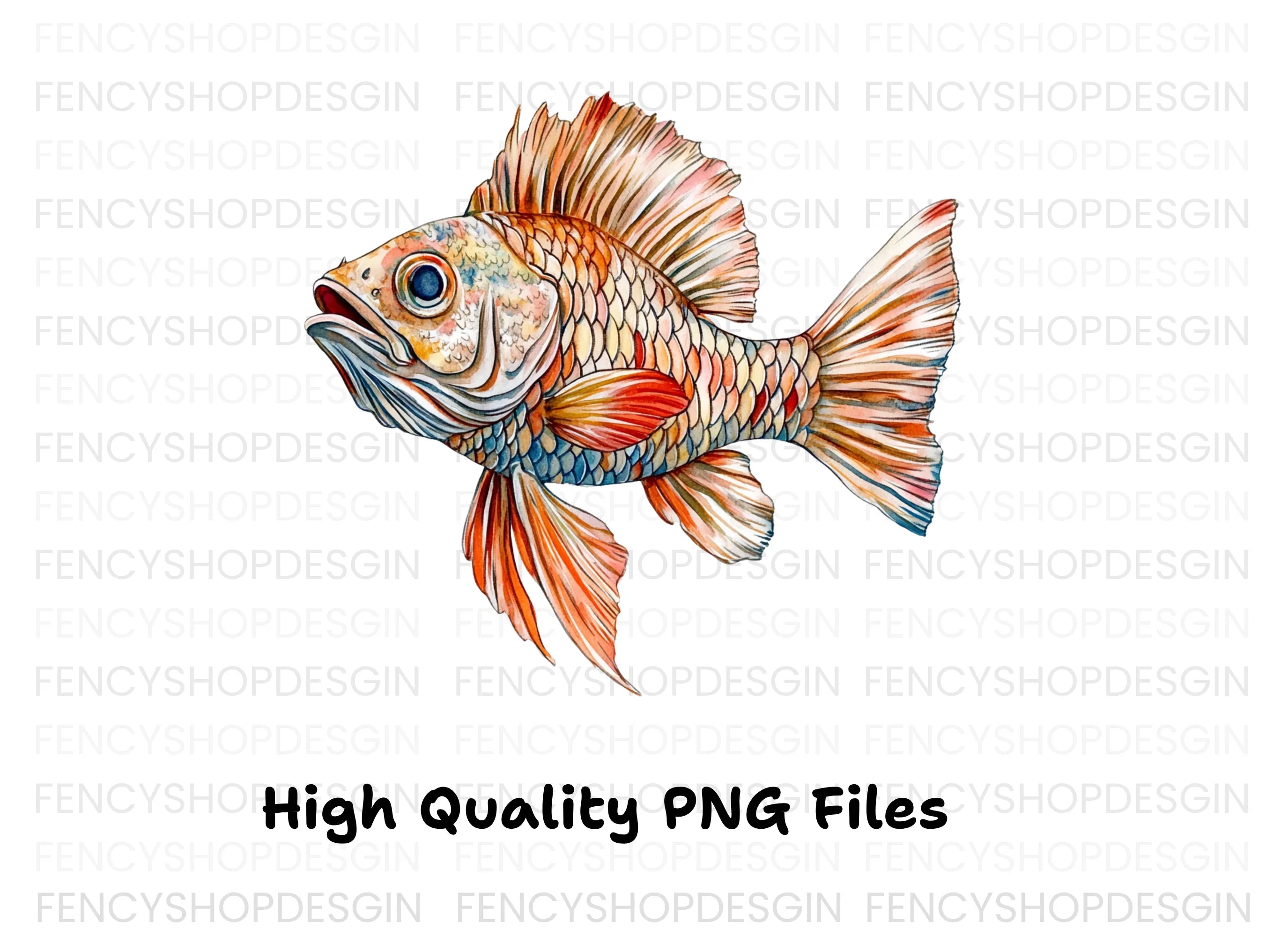 Vibrant Goldfish Clipart Bundle