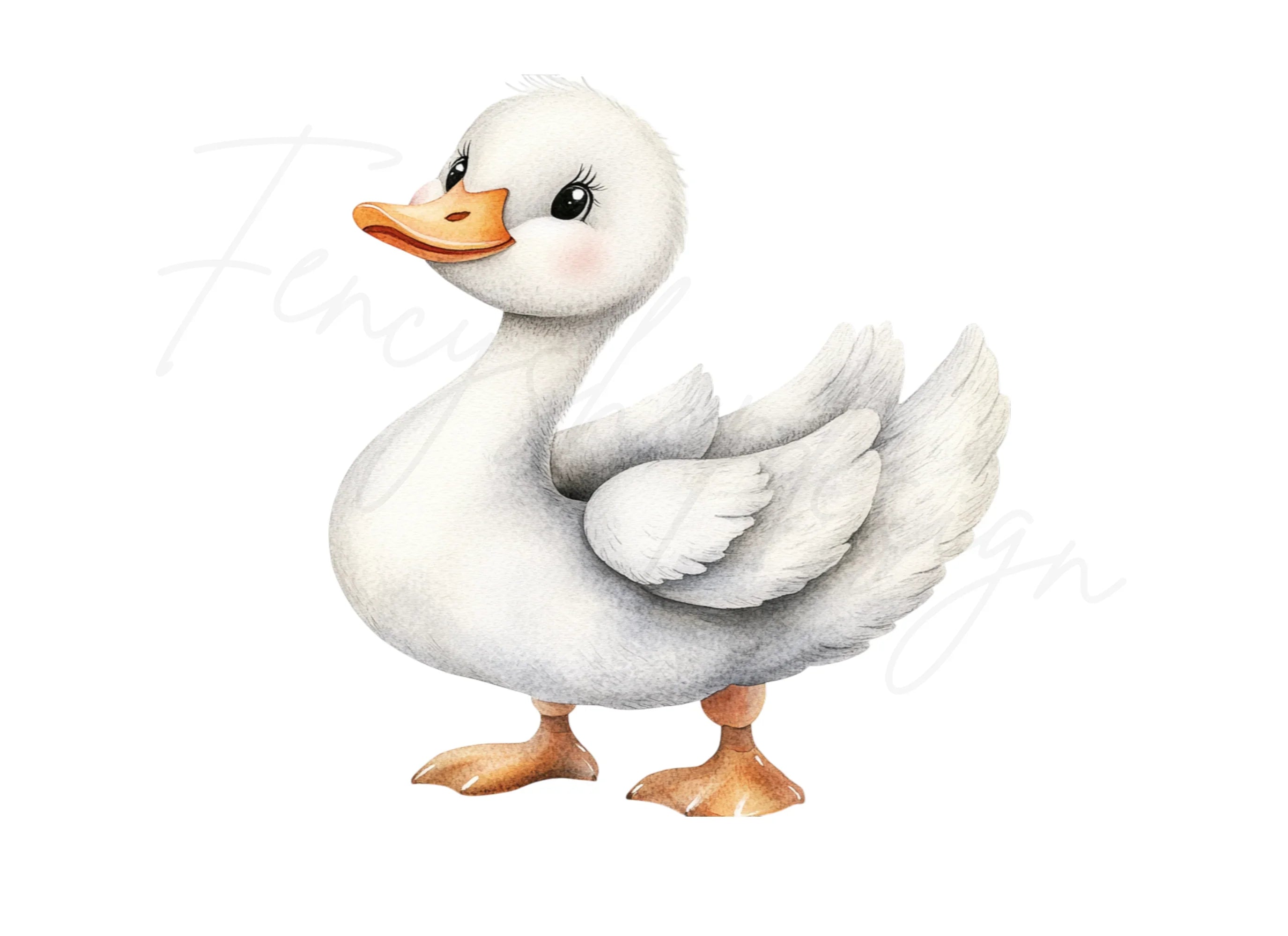 Sweet Baby Duckling Clipart Bundle