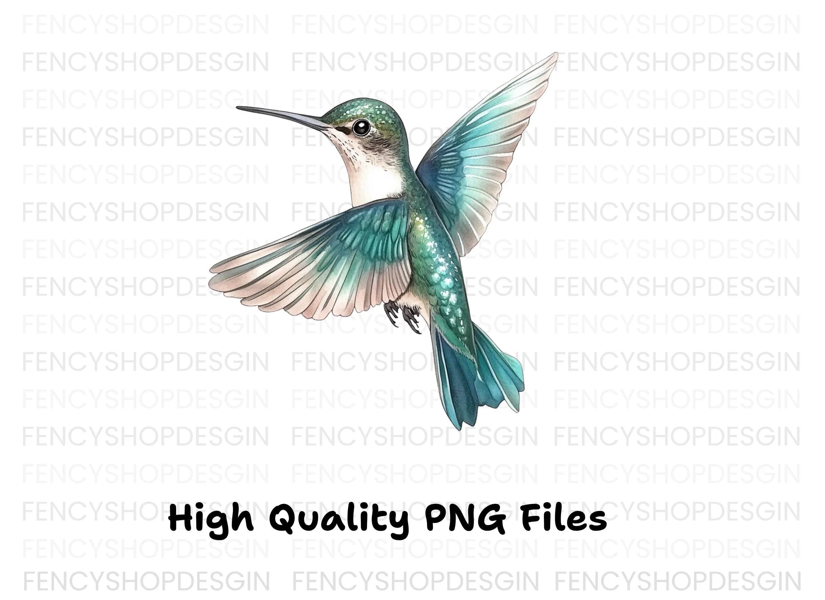Hummingbird Clipart Bundle