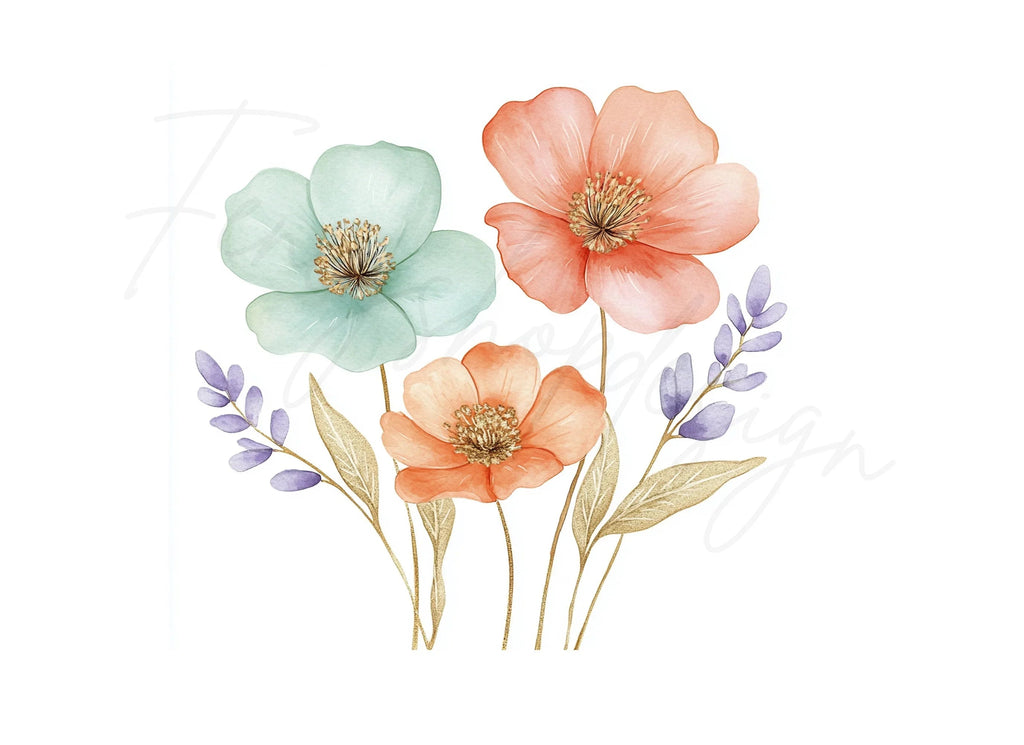 Floral Clipart Bundle