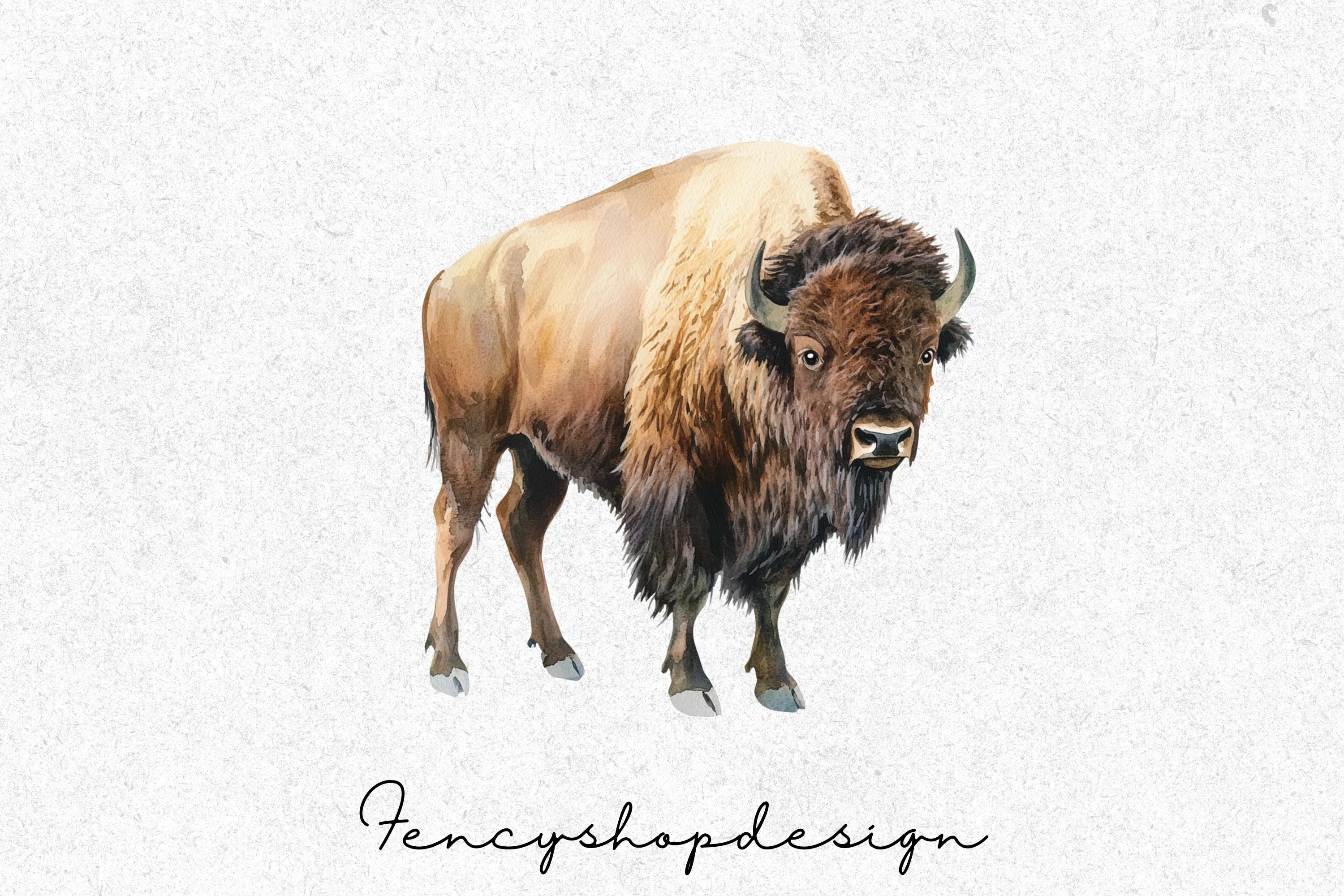 Majestic American Bison Clipart Bundle