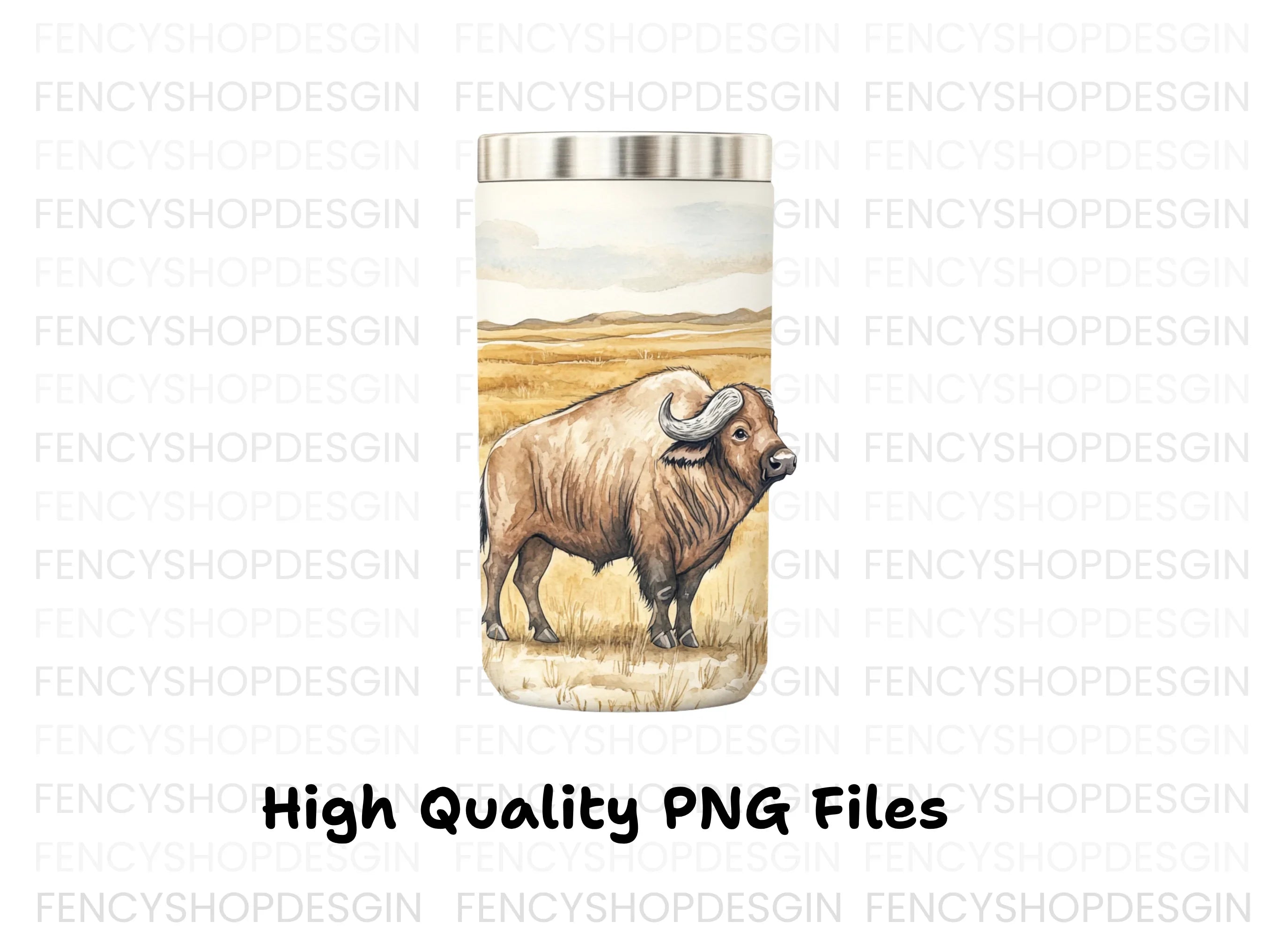 Buffalo Tumbler Clipart Bundle