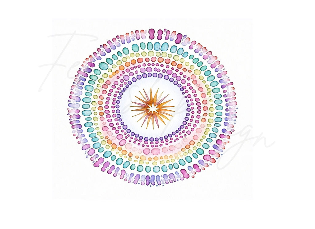 Mandala Circles Clipart Bundle