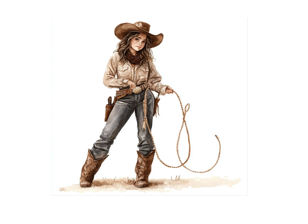 Cowgirl Clipart Bundle