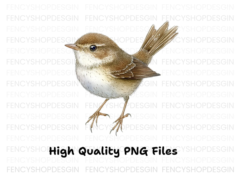 Charming Little Brown Bird Clipart Bundle