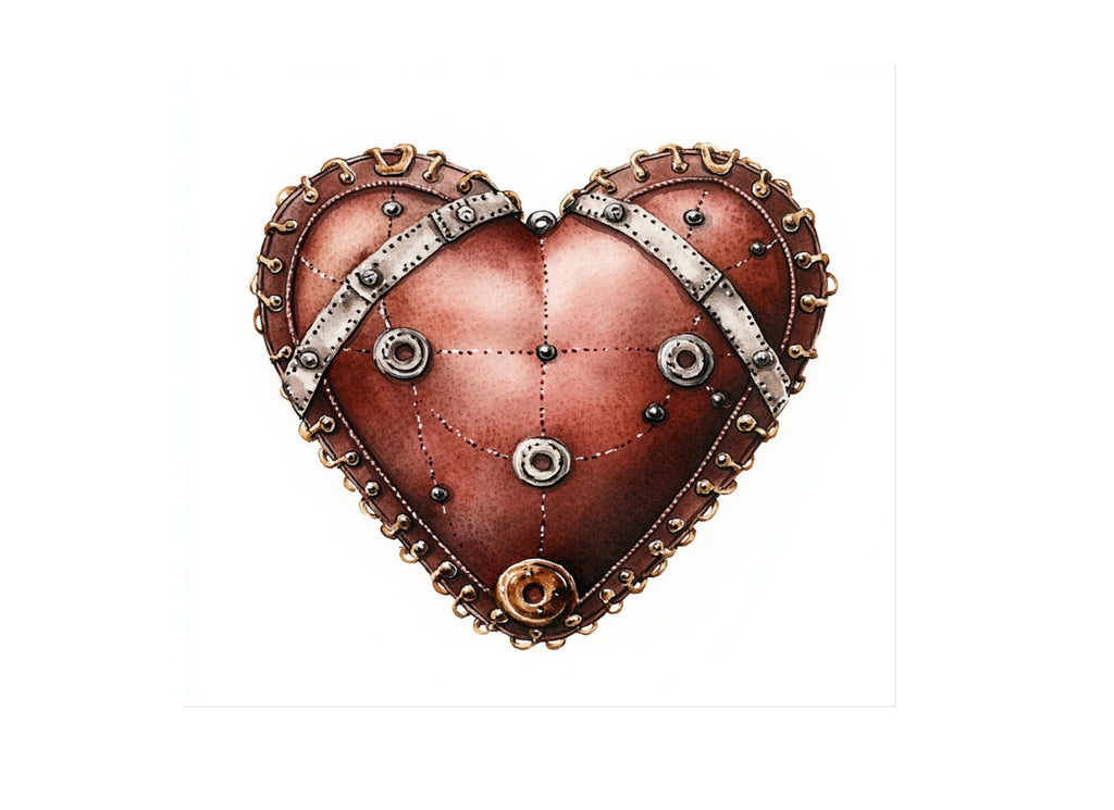 Steampunk Hearts Clipart Bundle