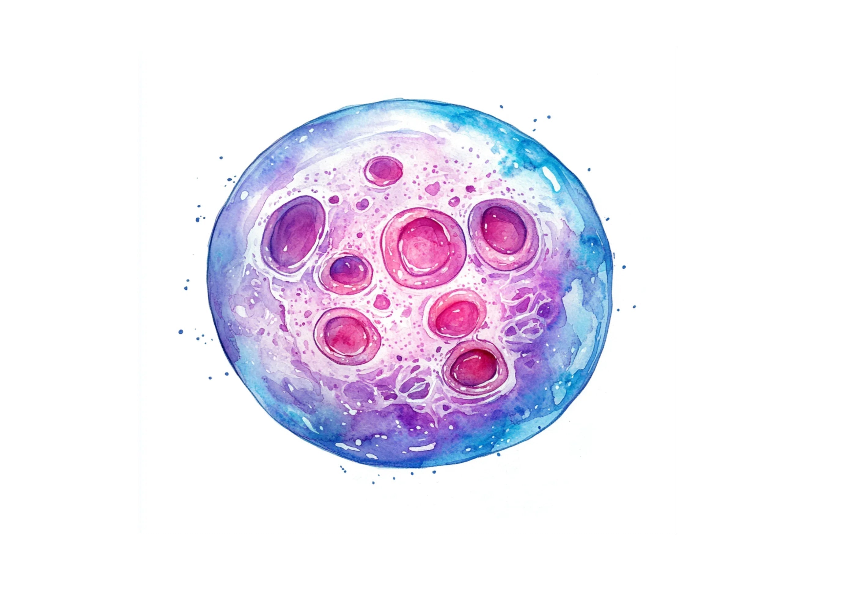 Vibrant Cell Structure Clipart Bundle