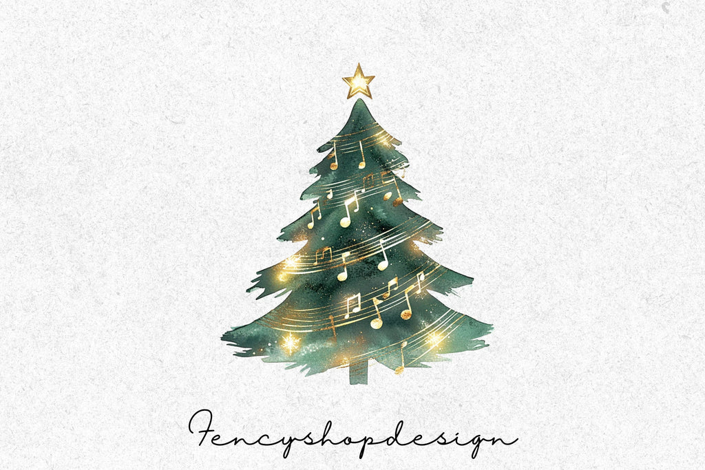 Christmas Tree Clipart Bundle