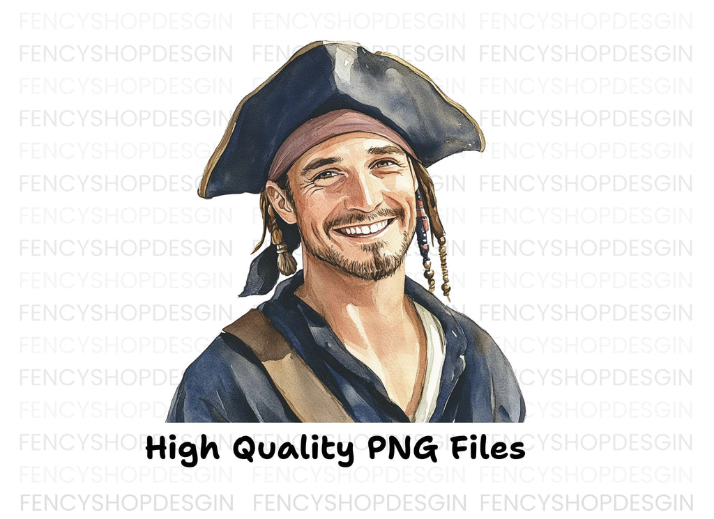 Smiling Pirate Clipart Bundle