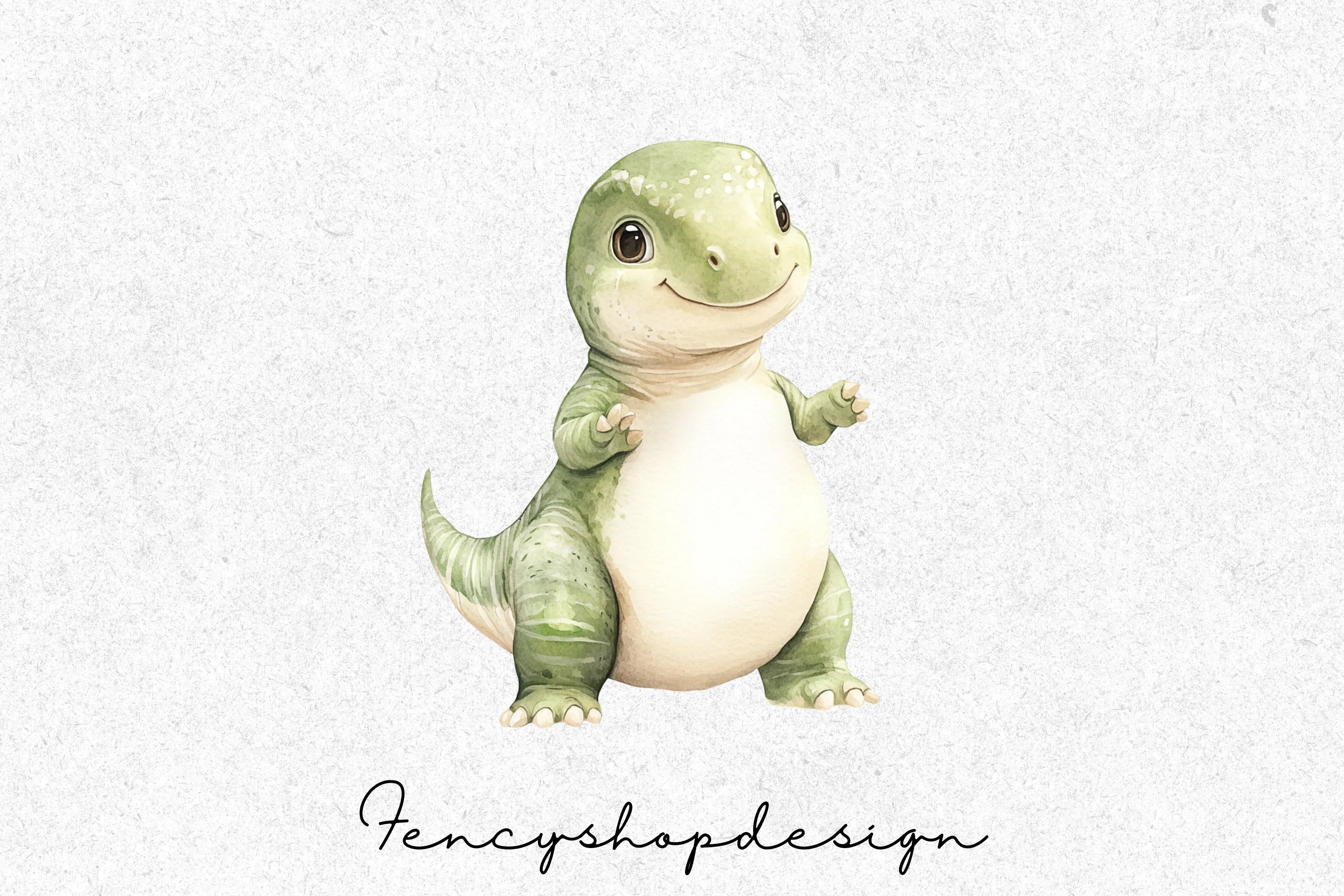 Cute Baby Dinosaur Clipart Bundle