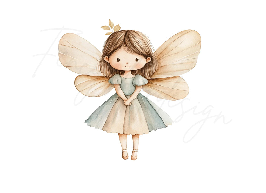 Cute Fairy Clipart Bundle