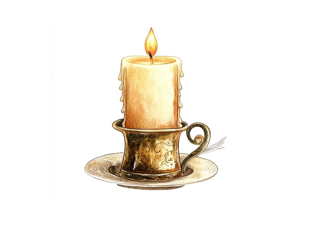 Elegant Candlestick Clipart Bundle