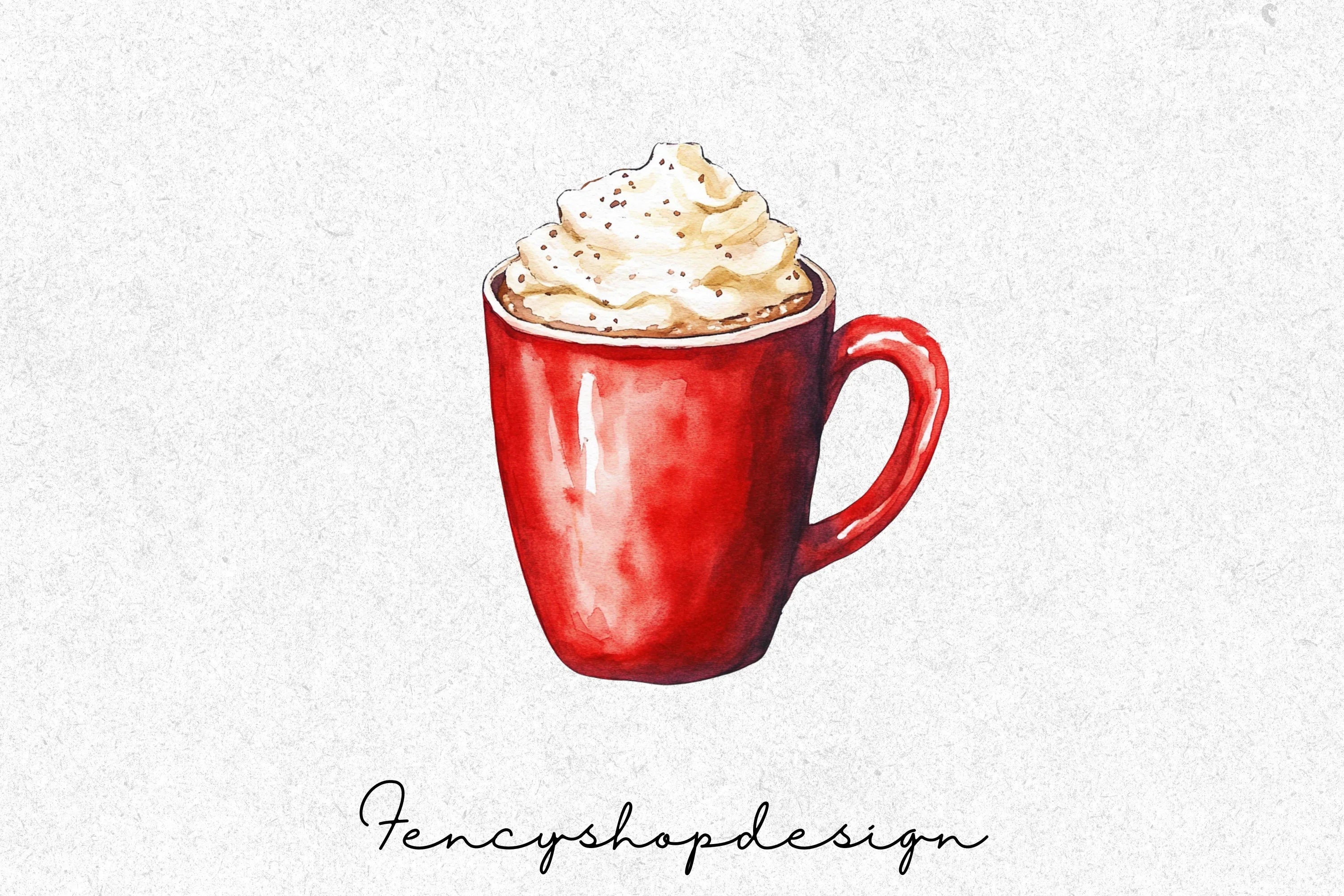 Hot Chocolate Clipart Bundle