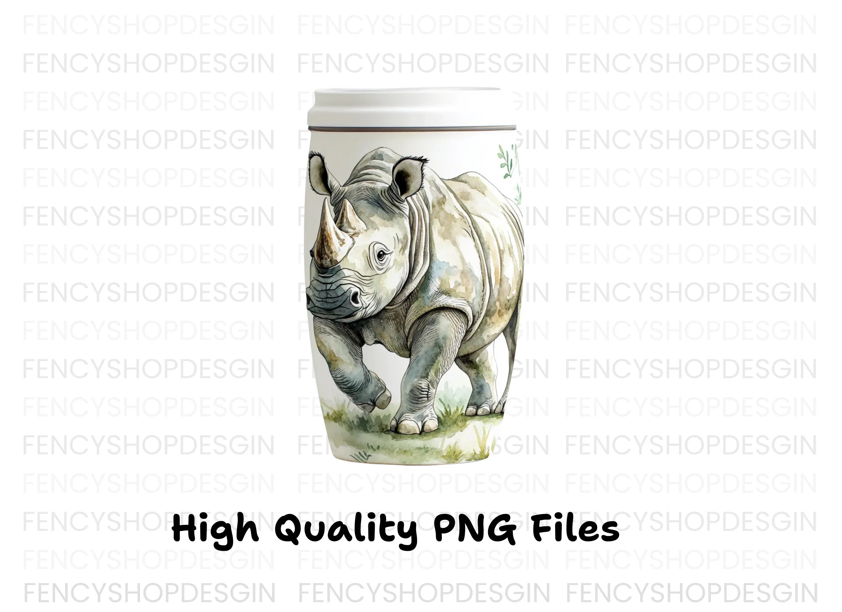 Rhino Clipart Bundle