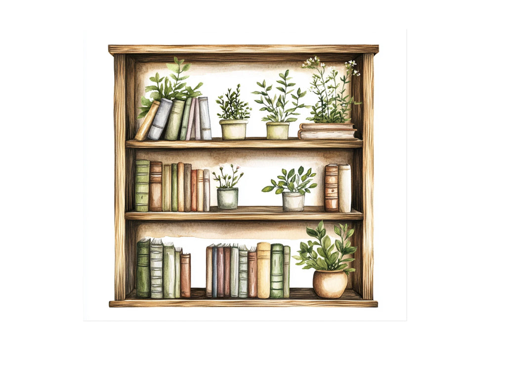 Bookshelf Clipart Bundle