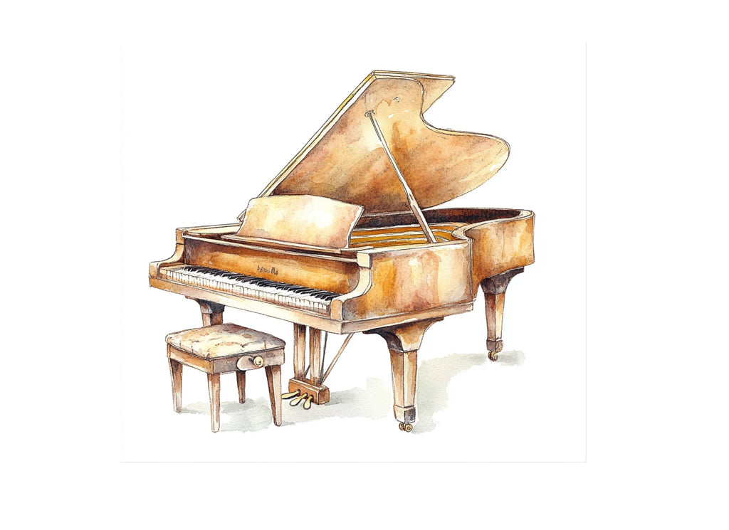 Grand Piano Clipart Bundle