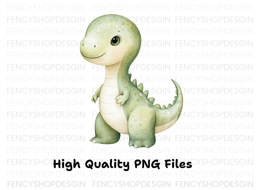 Cute Baby Dinosaur Clipart Bundle