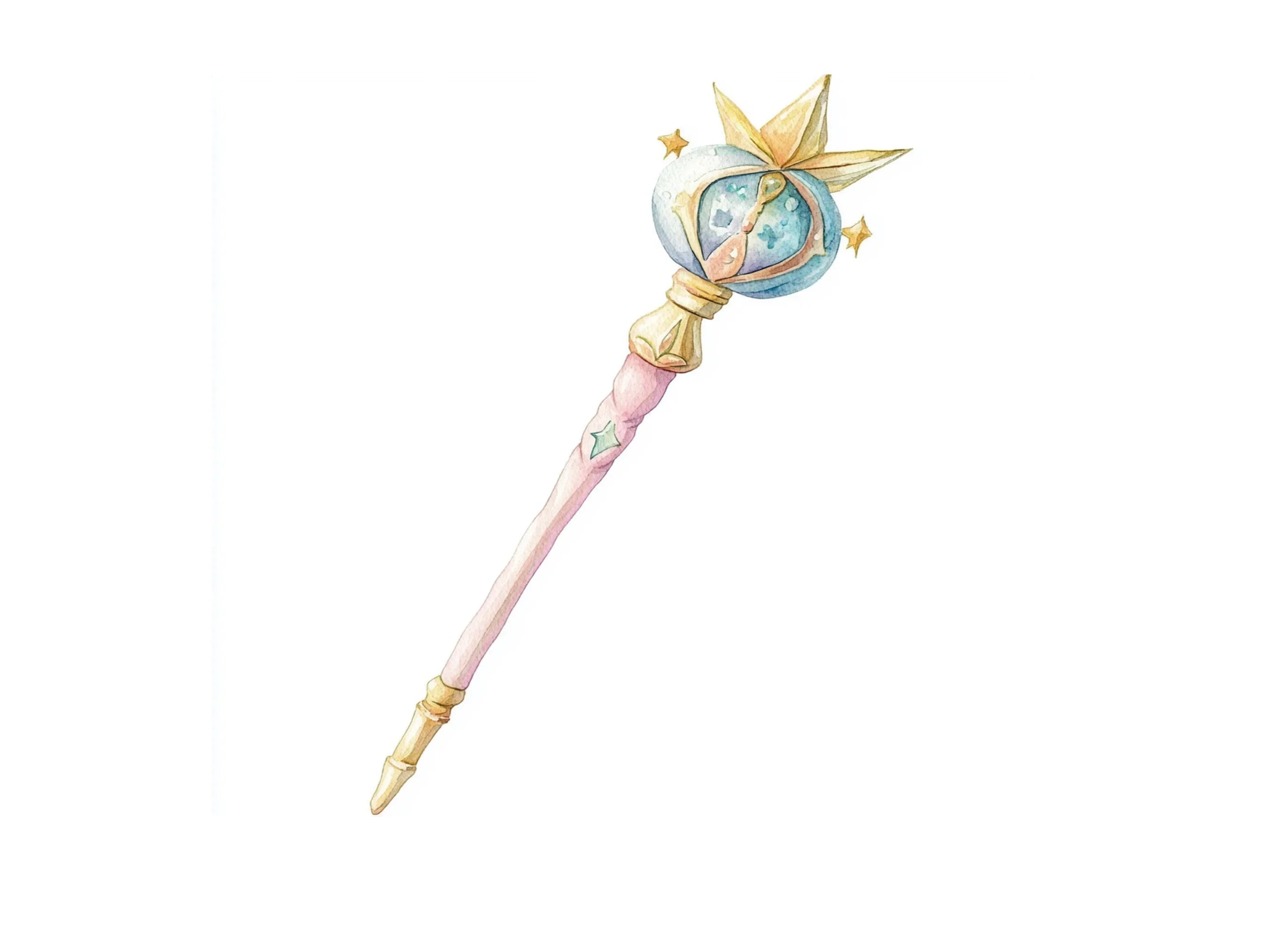 Magical Wands Clipart Bundle