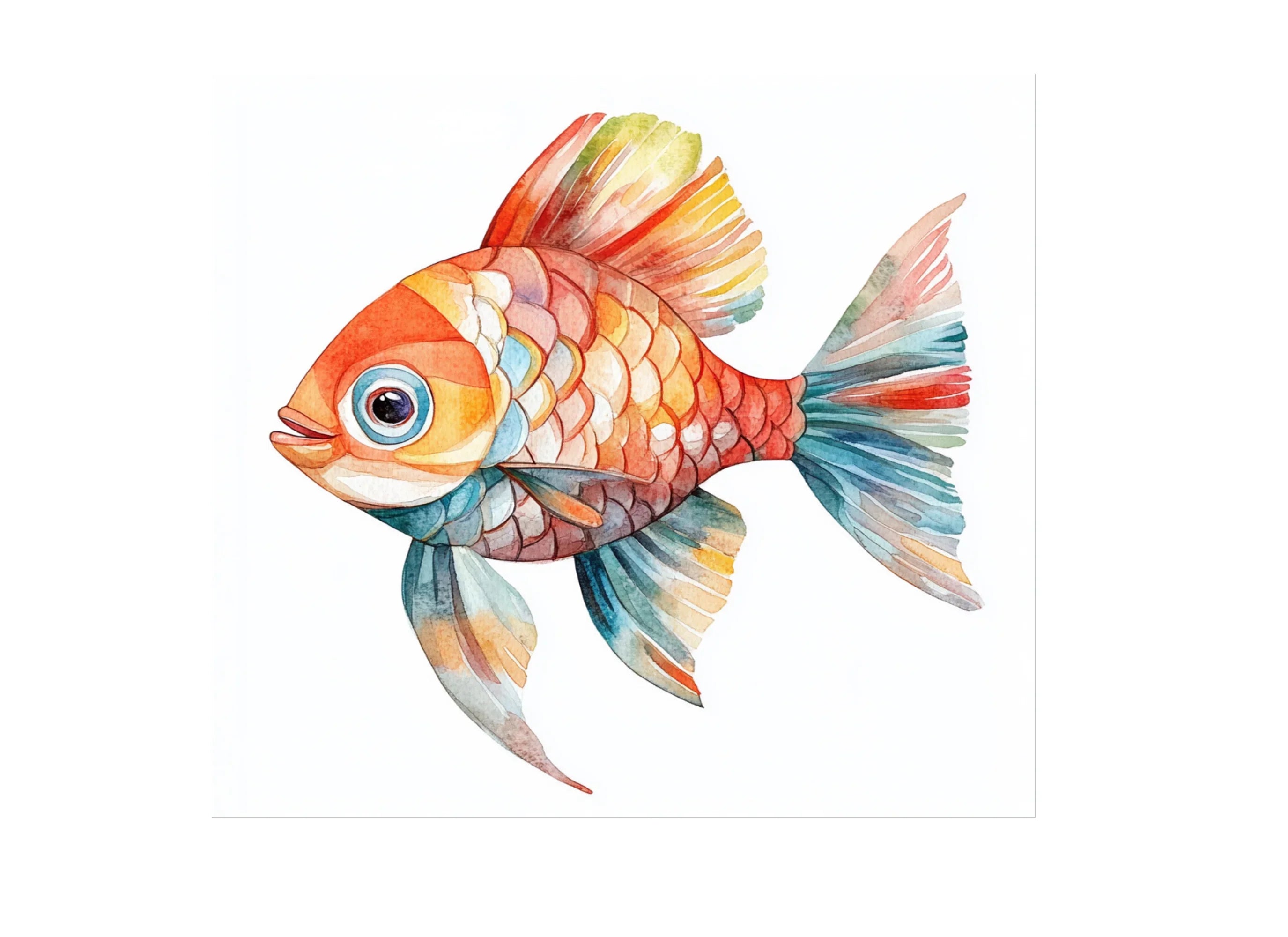 Abstract Fish Clipart Bundle