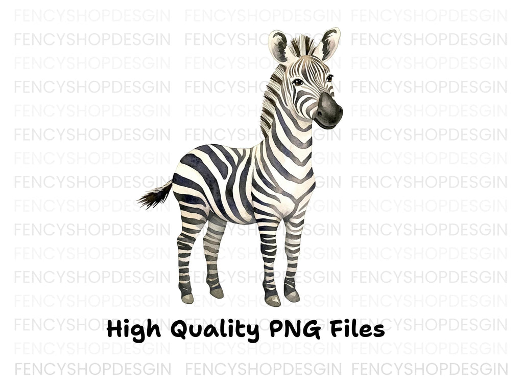 Adorable Zebra Clipart Bundle