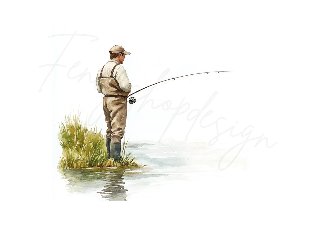 Fly Fishing Clipart Bundle