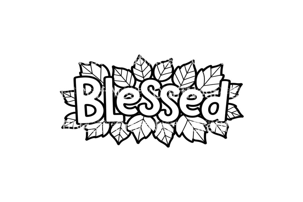 Blessed Autumn Leaves Coloring Books