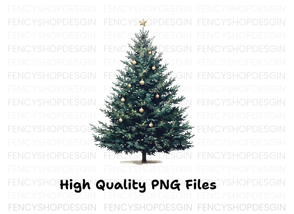 Christmas Tree Clipart Bundle